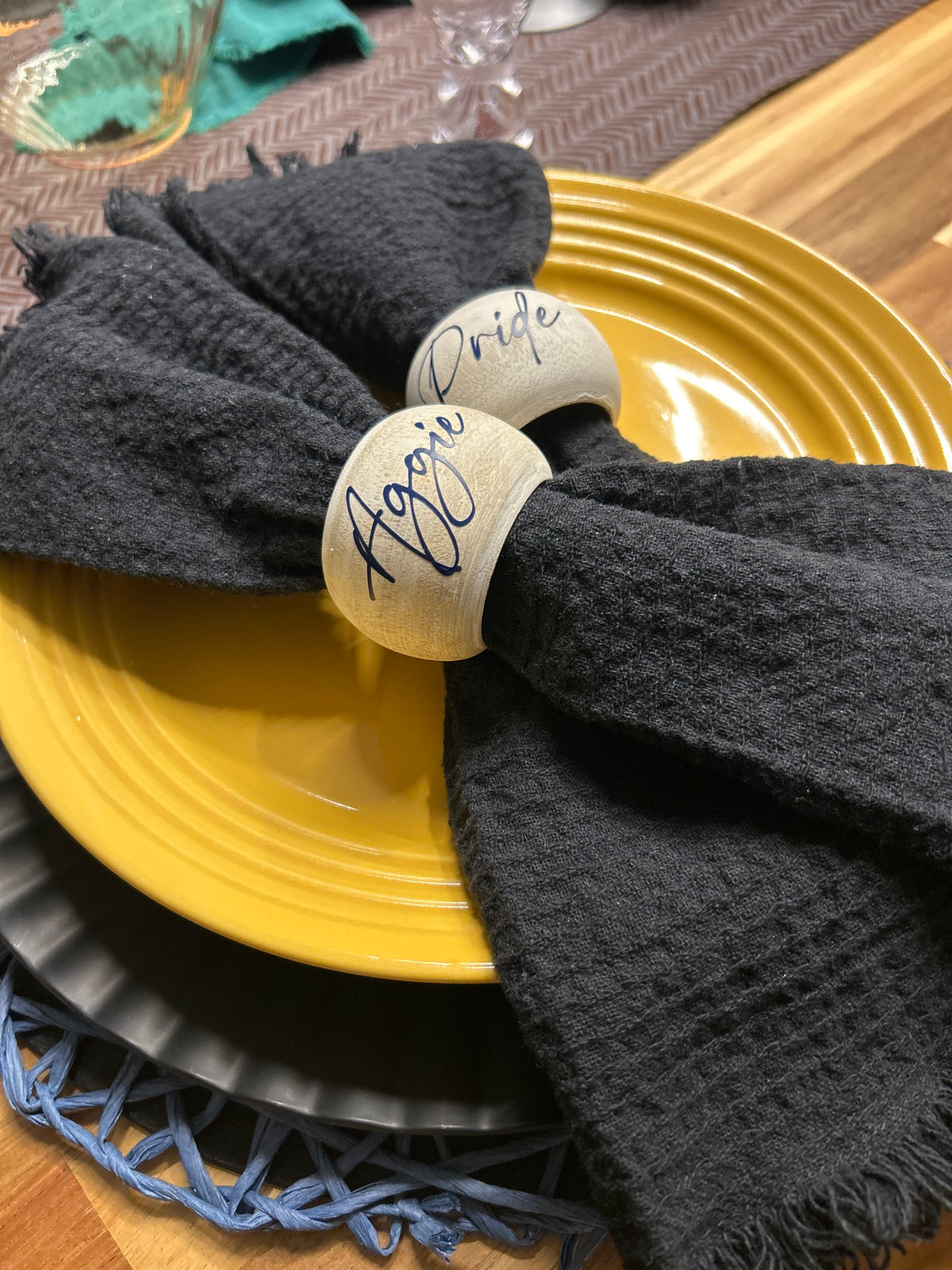 Aggie Pride Napkin Rings