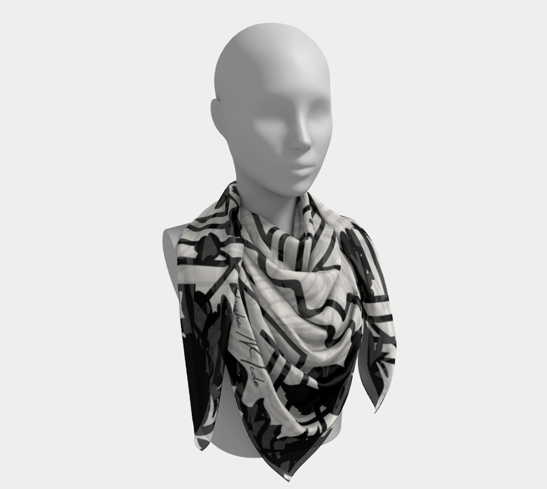 Tribal Floral Scarf