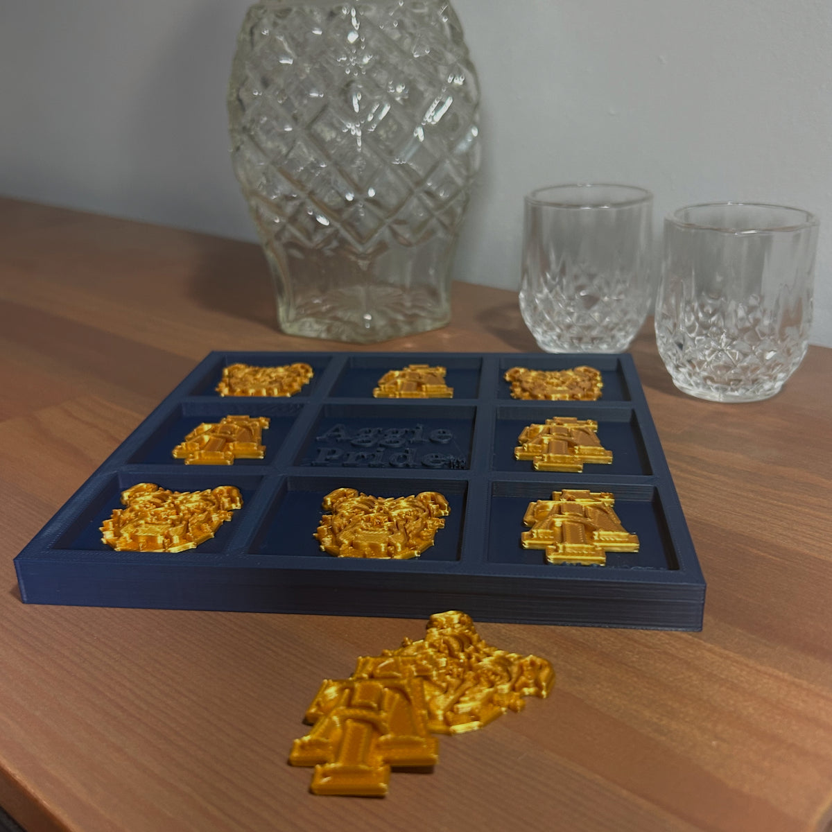 Aggie Tic Tac Toe Board - 3D Printed
