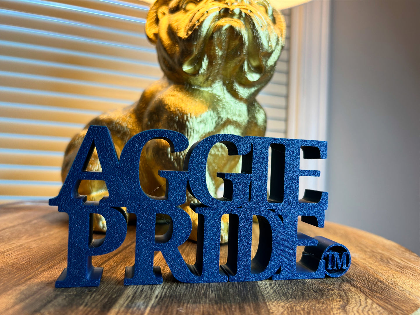 Aggie Pride 3D Printed Desk Accent