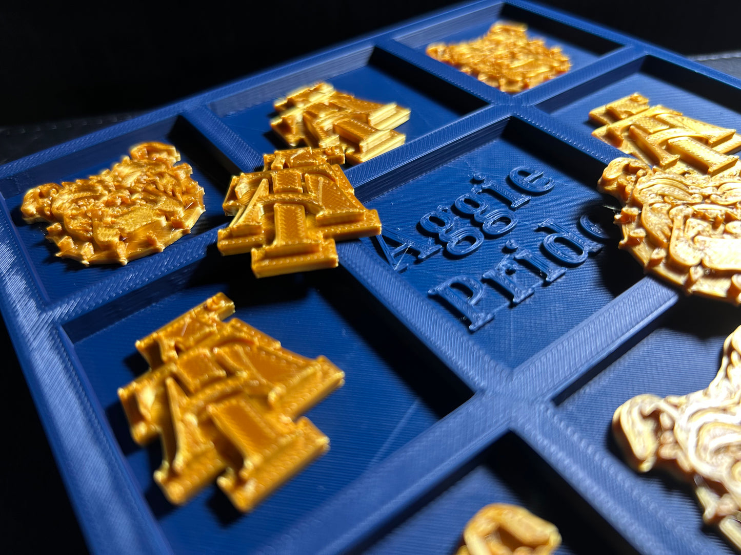 Aggie Tic Tac Toe Board - 3D Printed