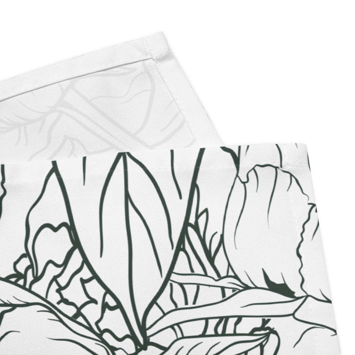 Black and white Cloth napkin set