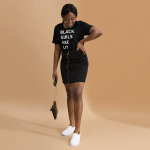 Open image in slideshow, BLACK GIRLS ARE LIT T-shirt
