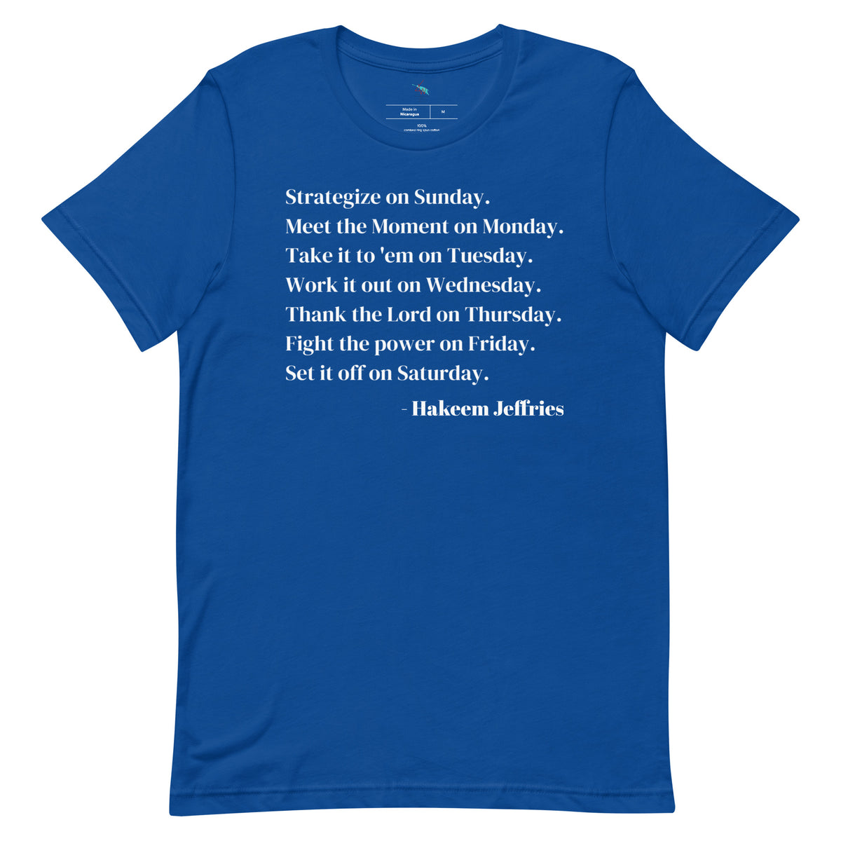 Work it out Unisex t-shirt