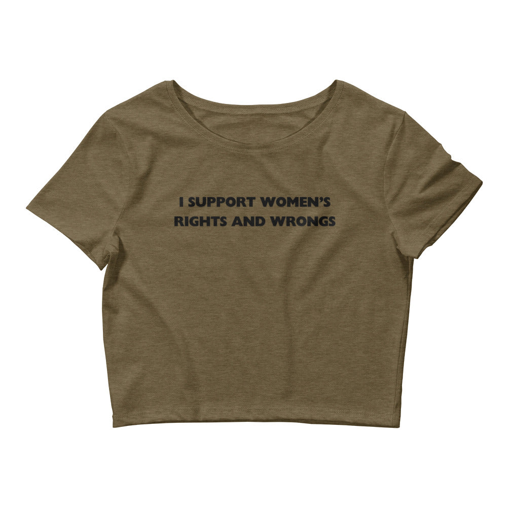 I SUPPORT Women’s Crop Tee