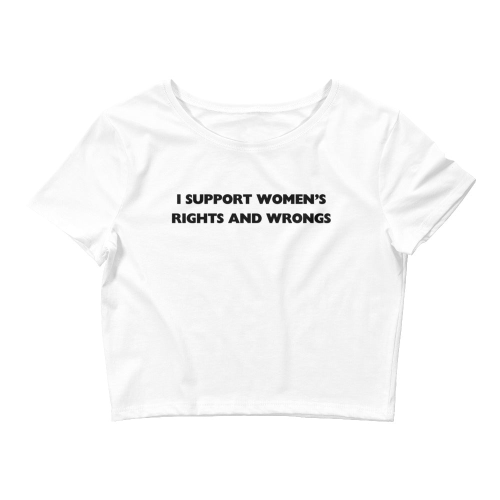 I SUPPORT Women’s Crop Tee