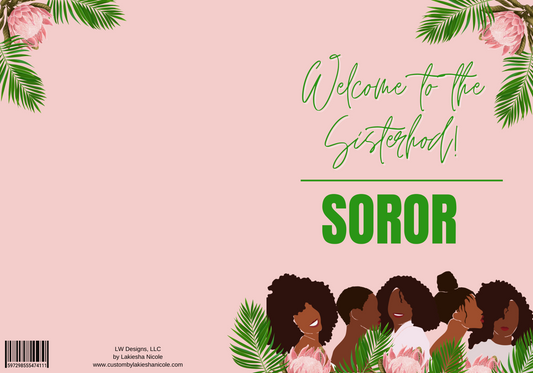 Welcome to the Sisterhood Card PINK