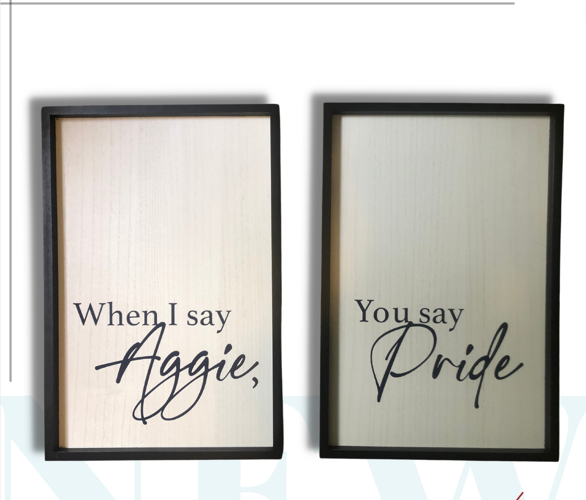 "When I say Aggie, you say Pride Home Decor