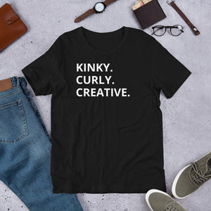 Open image in slideshow, KINKY, CURLY, CREATIVE T-Shirt

