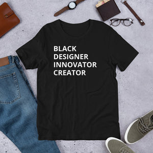 Open image in slideshow, Black creator T-Shirt
