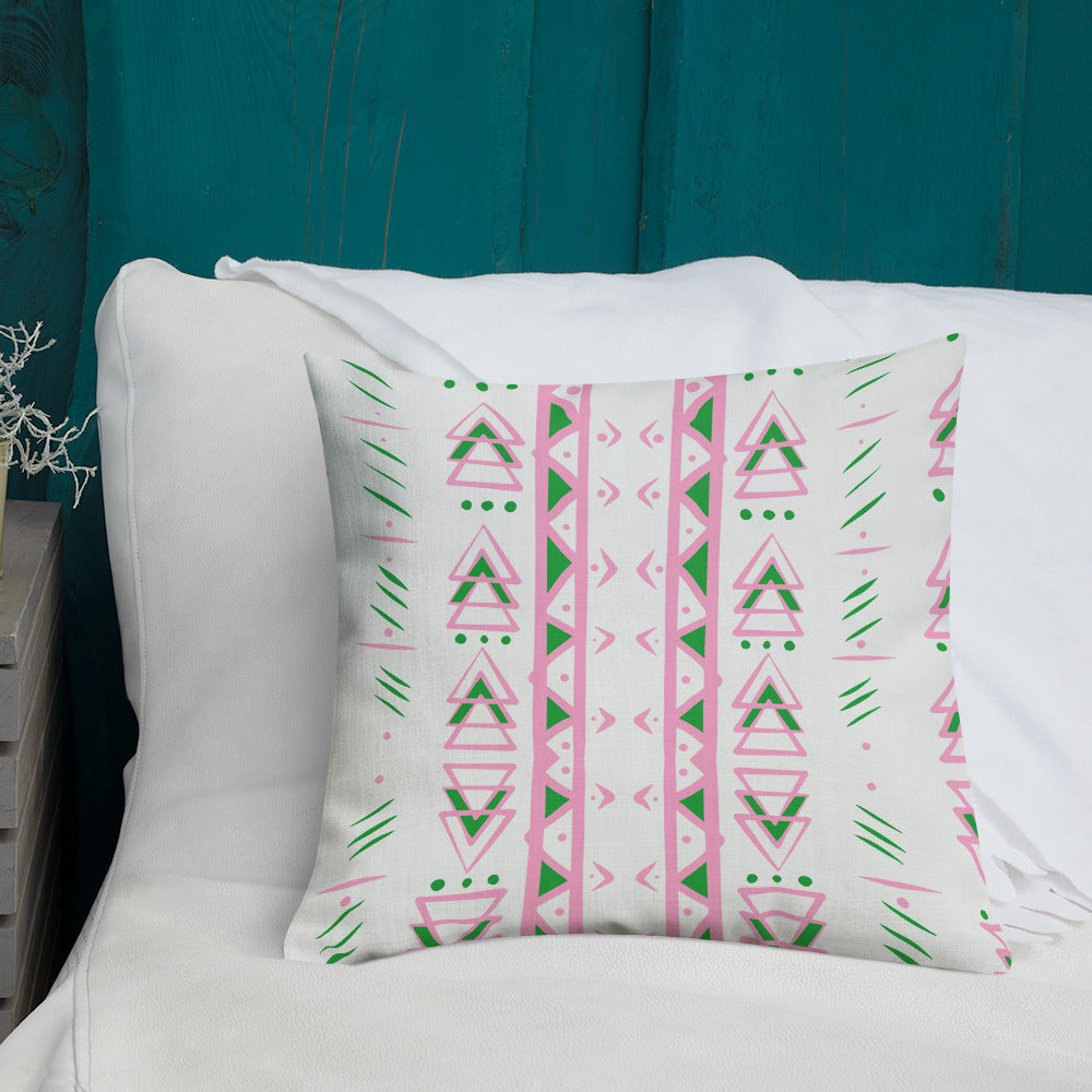 O’koyeeè throw pillow white