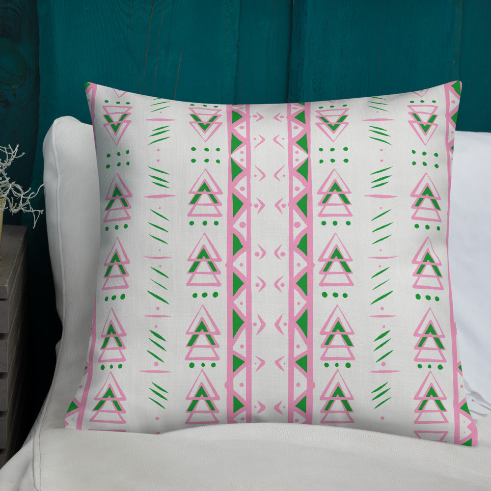 O’koyeeè throw pillow white