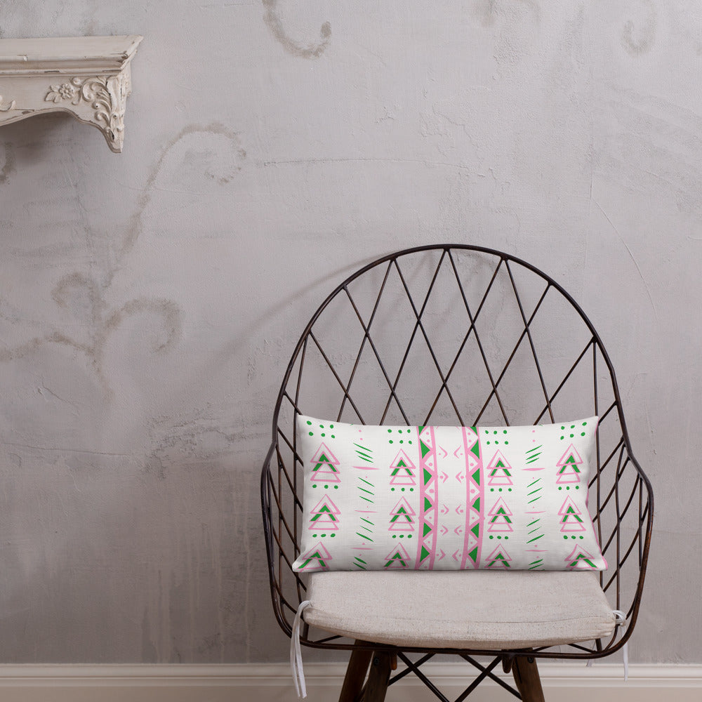 O’koyeeè throw pillow white